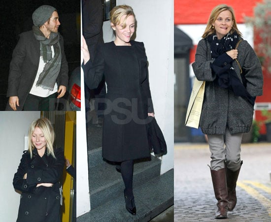 Photos of Jake Gyllenhaal, Reese Witherspoon, Gwyneth Paltrow Celebrating Thanksgiving in London Photos of Jake Gyllenhaal, Reese Witherspoon, Gwyneth Paltrow Celebrating Thanksgiving in London