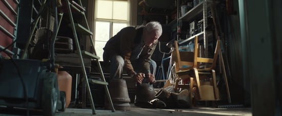 Emotional Holiday Ad With Grandpa Lifting Weights | Video