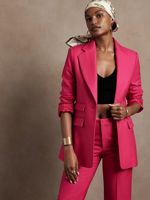 Banana Republic Sculpted Wool Blazer