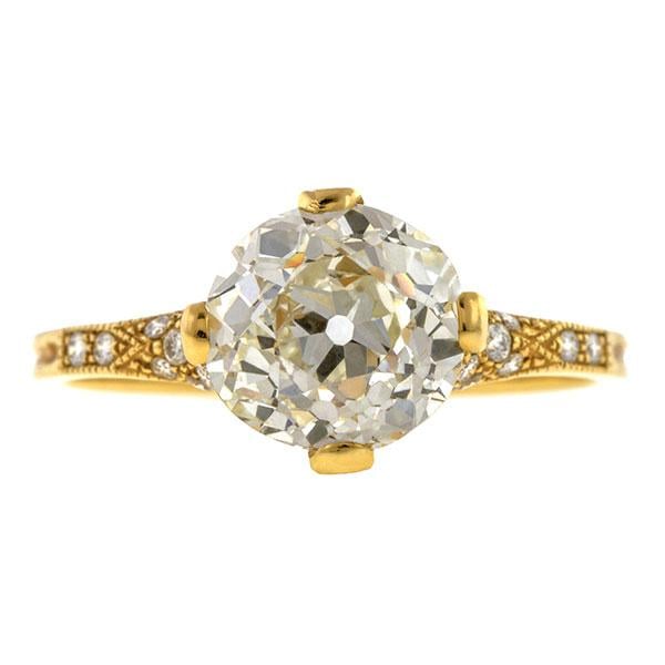 "We're also seeing a lot of solitaires with flair. The solitaire diamond engagement ring is as classic and traditional as it gets, but the perfect amount of detail can make it anything but basic. Solitaires with just the right amount of unique detail strike the balance between the most recognisable symbol of betrothal and something personal and unique."