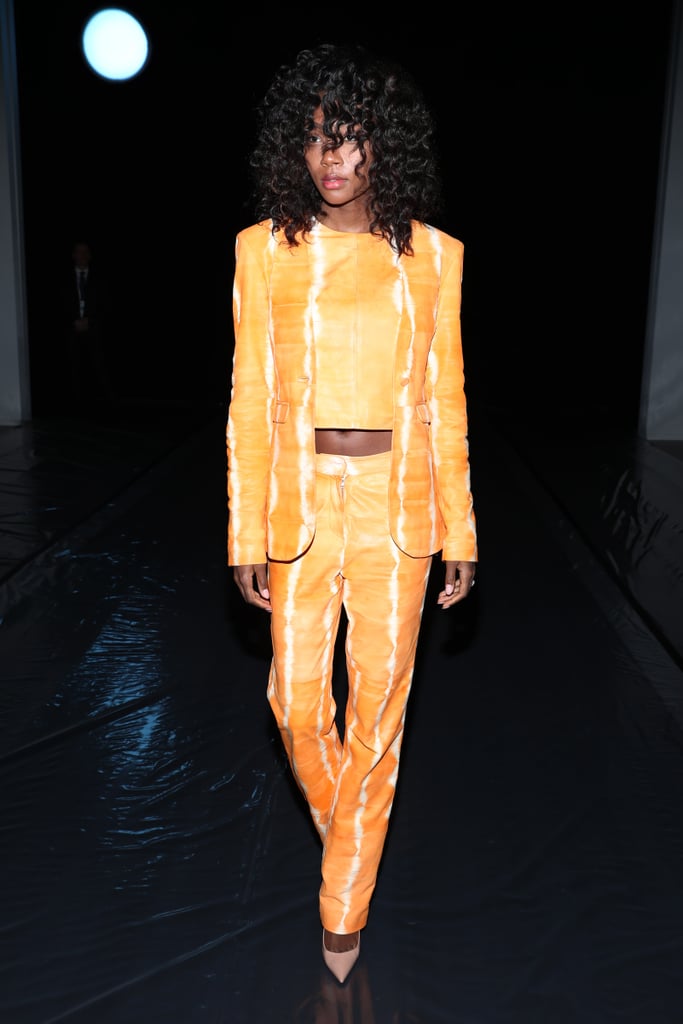 Afiya Bennett at the Sally LaPointe Fall 2020 Show