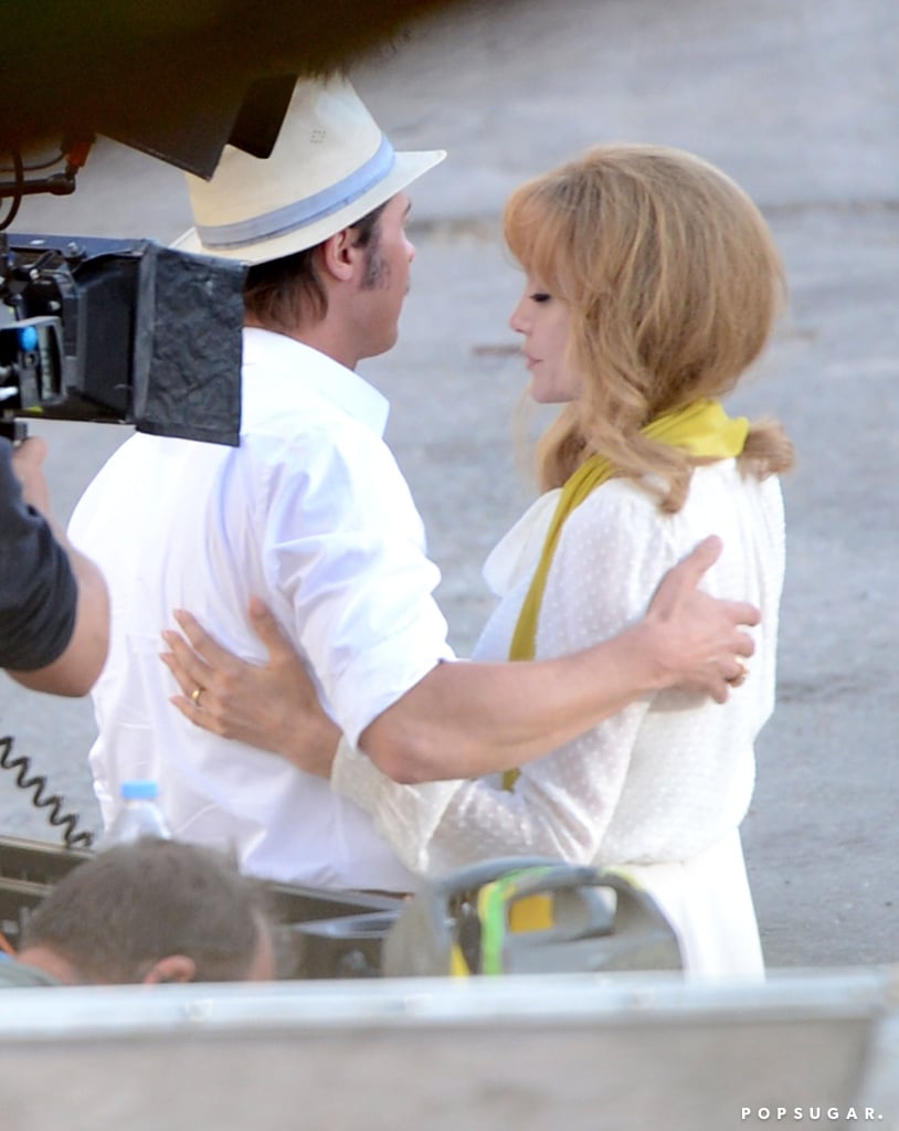 Angelina Jolie and Brad Pitt Filming By the Sea | Pictures