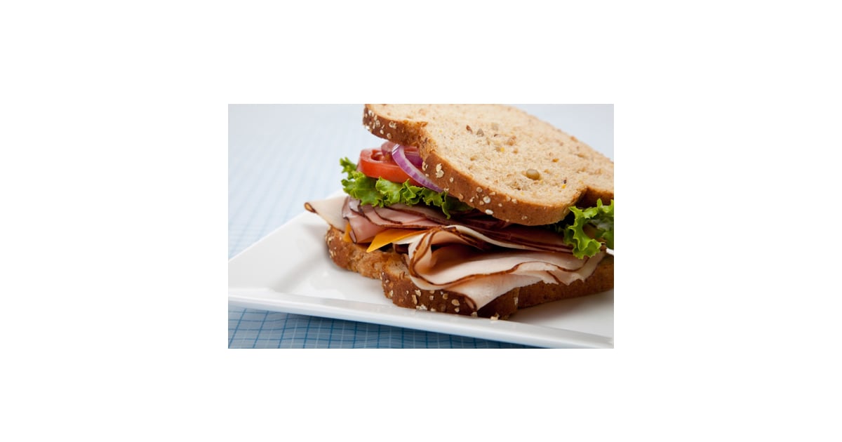 Lunch Turkey Sandwich on Multigrain Bread What to Eat to Build Muscle POPSUGAR Fitness Photo 3