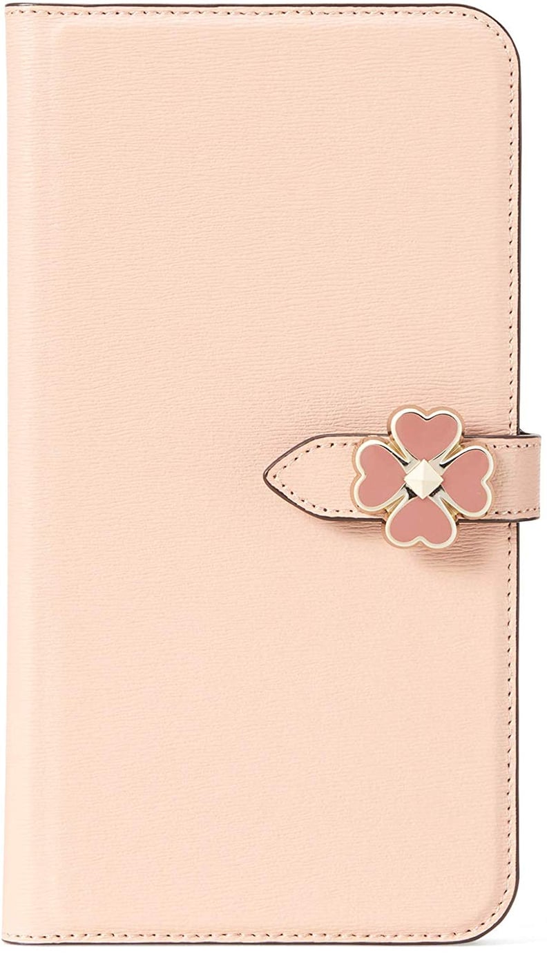 Kate Spade New York Flower Hardware Rose iPhone XR Wrap Folio Case