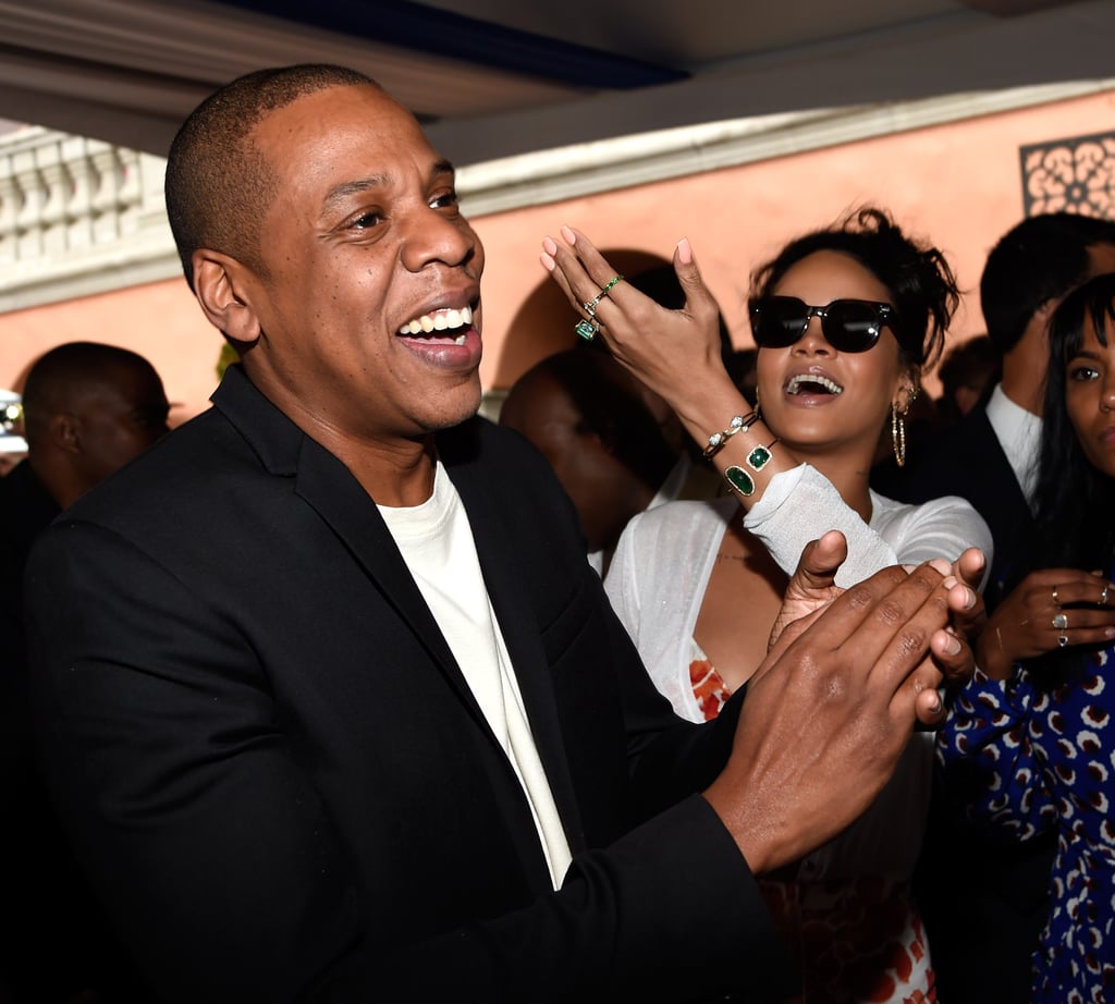 Rihanna and Jay Z were all smiles at the Roc Nation and Three Six Zero brunch.