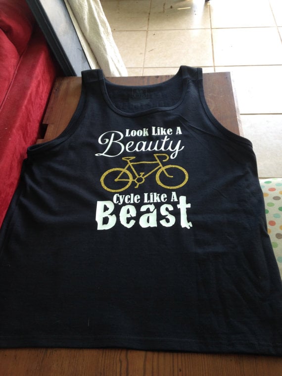 "Look Like a Beauty" Cycle Tank