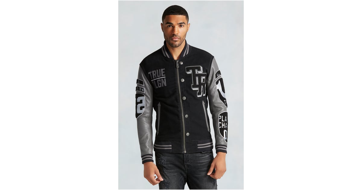 True Religion Collegiate Moleskin Mens Varsity Jacket ($599) | Kylie ...