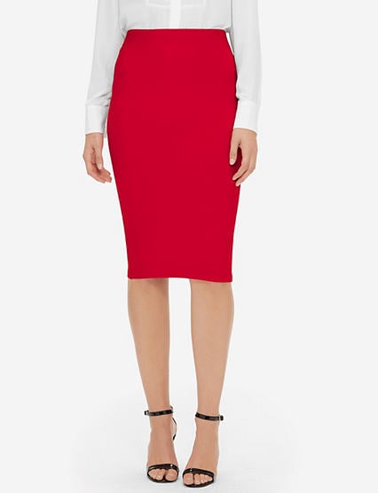 Eva Longoria Power Ponte High Waisted Skirt ($56)