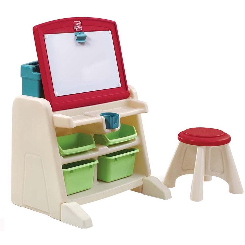 Step2 Flip and Doodle Desk Easel With Stool