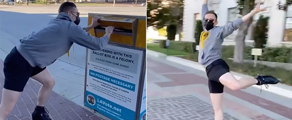 Adam Rippon Skates Ballot to Drop Box Election 2020