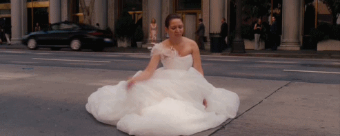 You really took the scenarios in Bridesmaids to heart. Those were legitimate life lessons for a bride-to-be.
You're having trouble deciding between Sam Smith's "Latch" (acoustic version, of course) and John Legend's "All of Me" for your first dance.