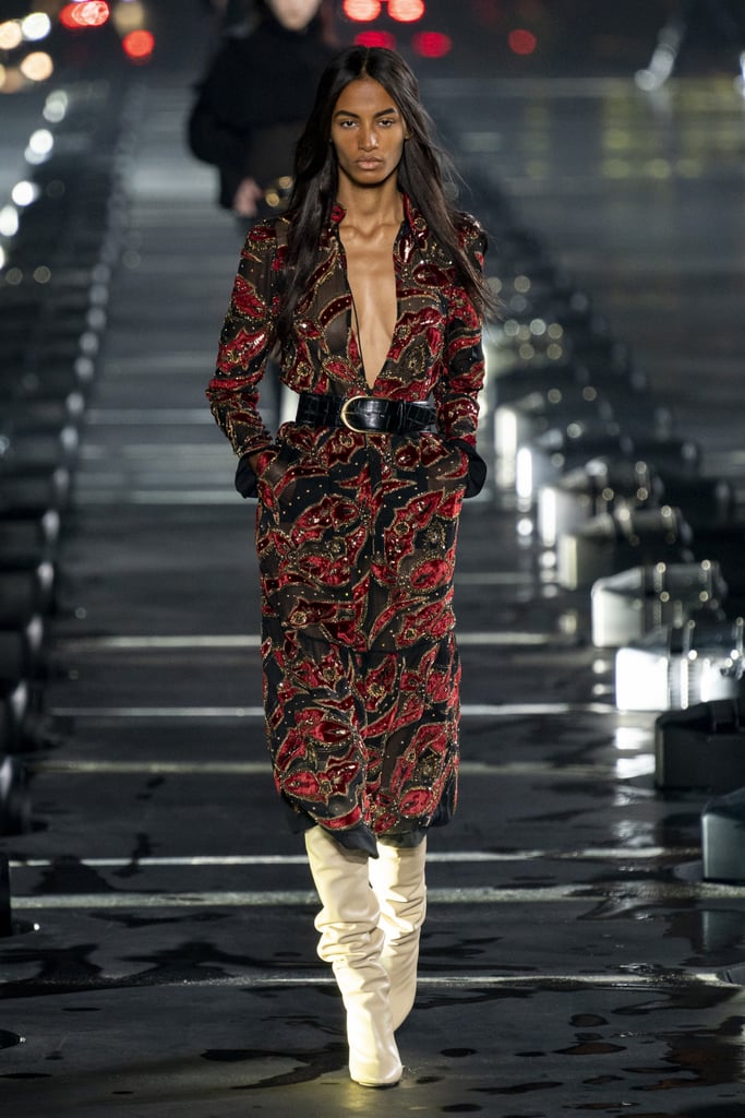 Naomi Campbell Closed Saint Laurent Spring 2020 Show