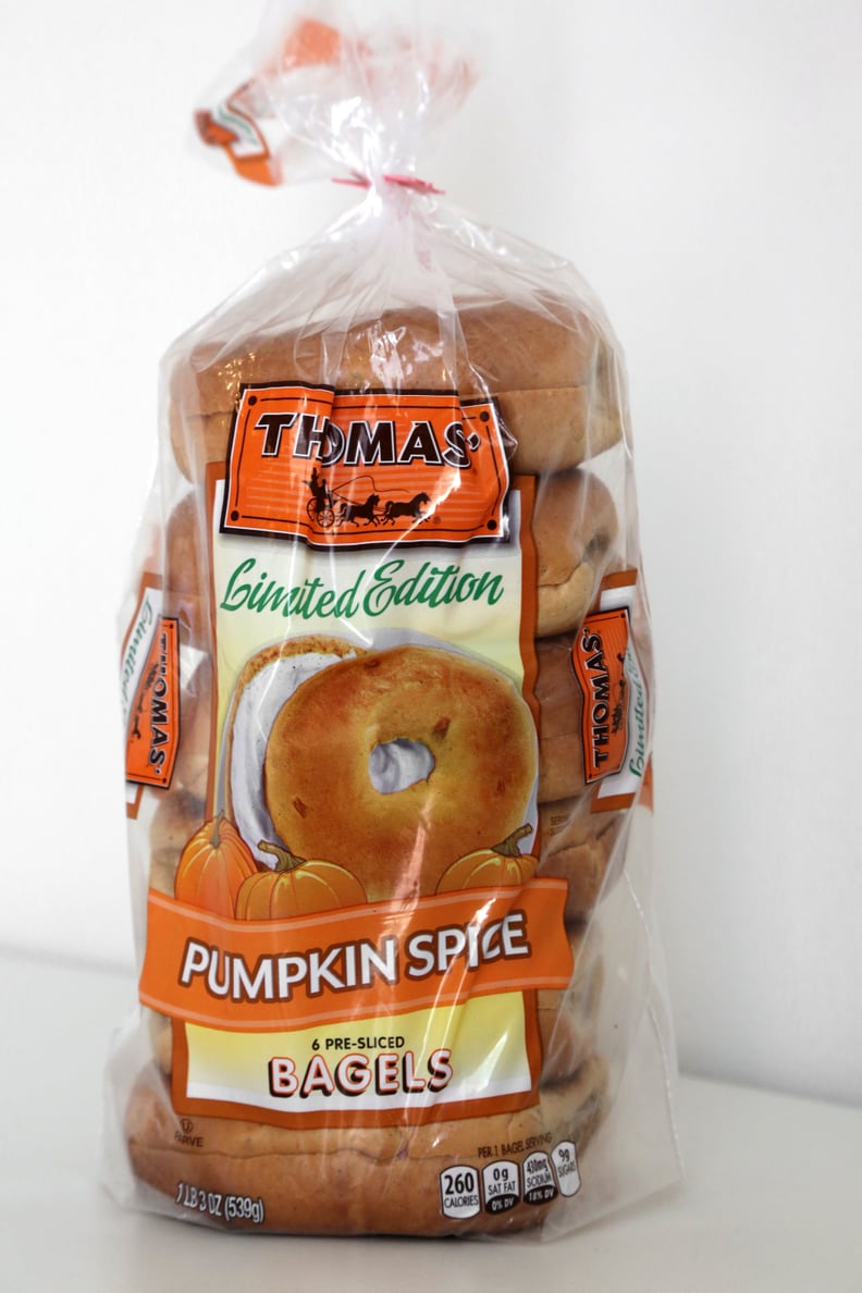 Thomas Pumpkin Spice Bagels ($5)