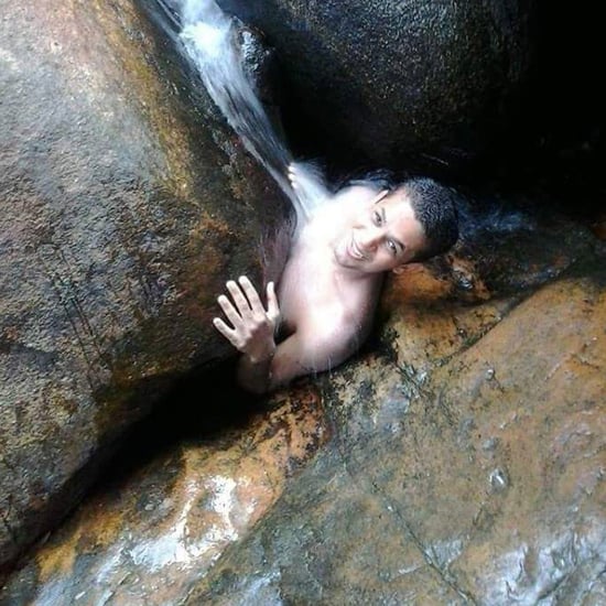 Pedra que Engole Rock Waterfall in Brazil