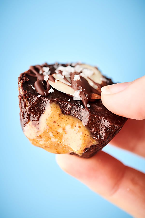 Almond Butter Cups in a Muffin Tin