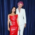 Megan Fox's Red Latex Dress Is the Perfect Match For MGK's Fake-Blood Earring