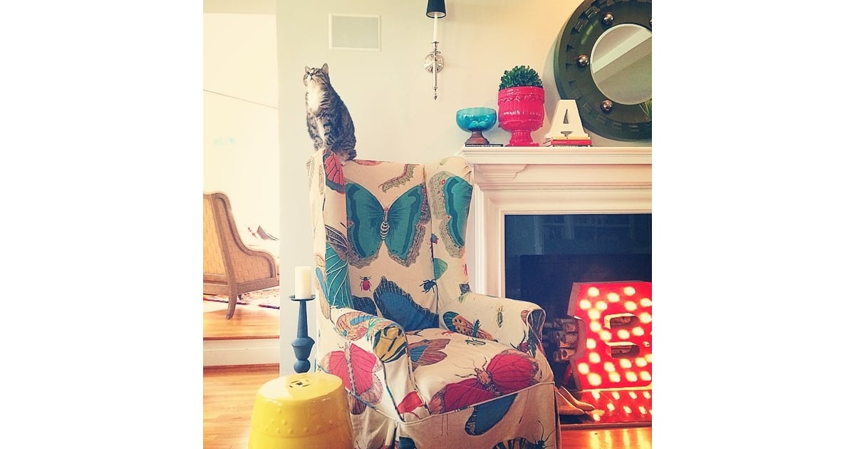 The find an adorable, brightyellow side table. HomeGoods Decor