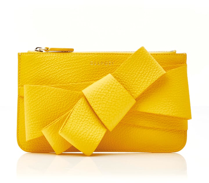 Delpozo Calf Bow Clutch