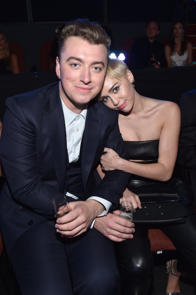 2014: Miley Cyrus Seated With Sam Smith
