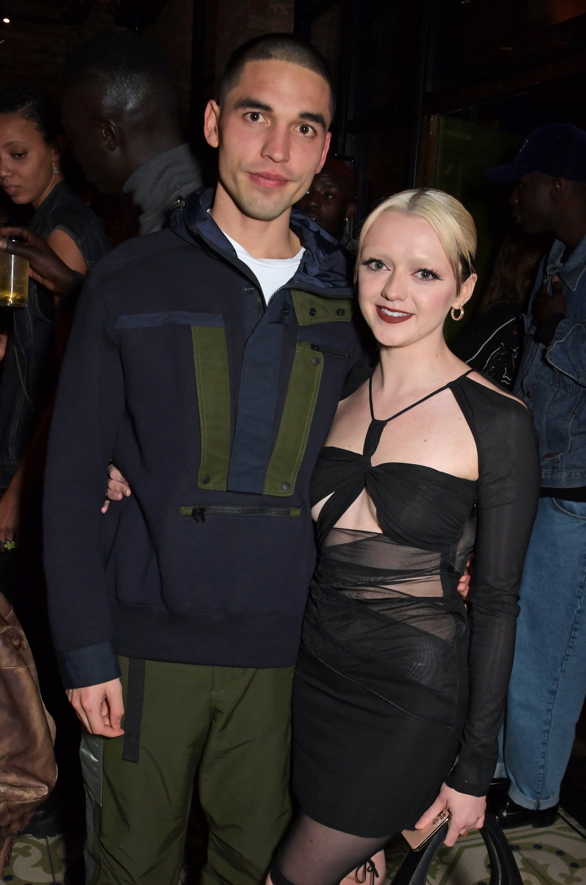 LONDON, ENGLAND - FEBRUARY 19:  Reuben Selby and Maisie Williams attend the Reuben Selby after-show party during London Fashion Week February 2022 at Mondrian Hotel on February 19, 2022 in London, England.  (Photo by David M. Benett/Dave Benett/Getty Images for Mondrian Shoreditch)