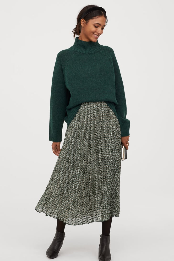 H&M Pleated Skirt Best H&M Clothes and Accessories 2020 POPSUGAR Fashion UK Photo 16