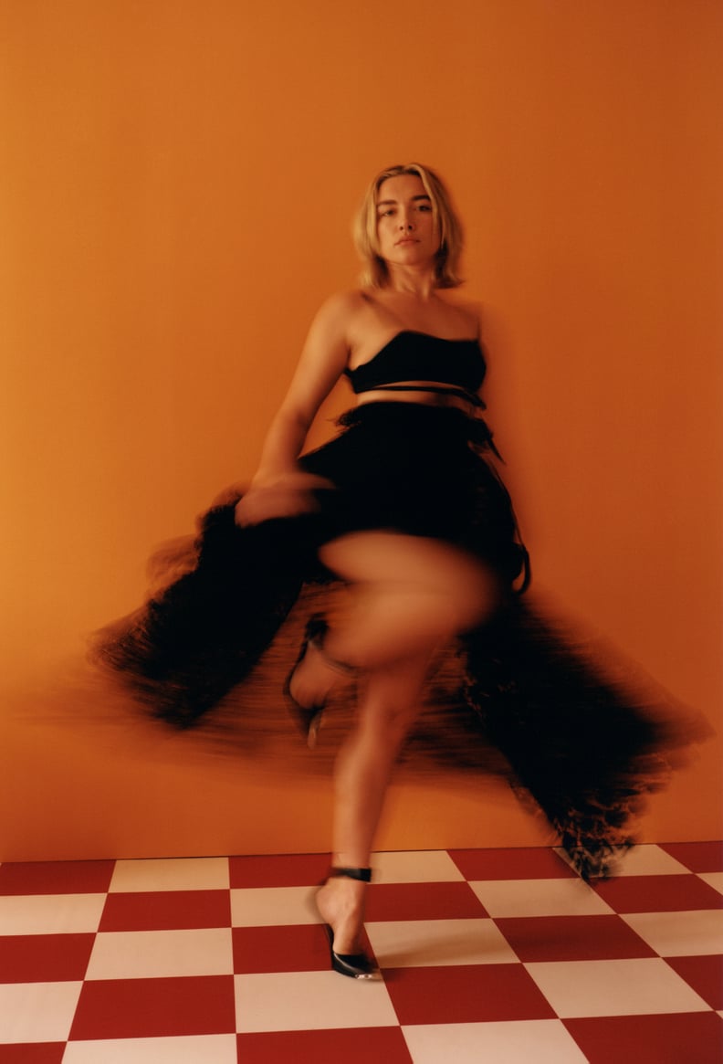 Florence Pugh Wearing Dior and Alexander McQueen For Vogue