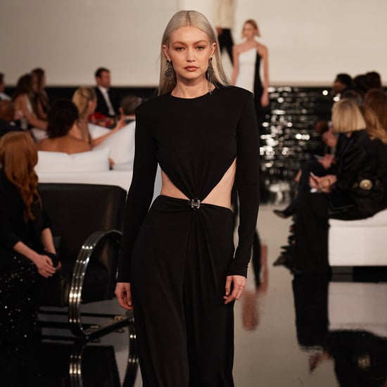 Gigi Hadid Models at the Ralph Lauren Fall 2022 Runway Show