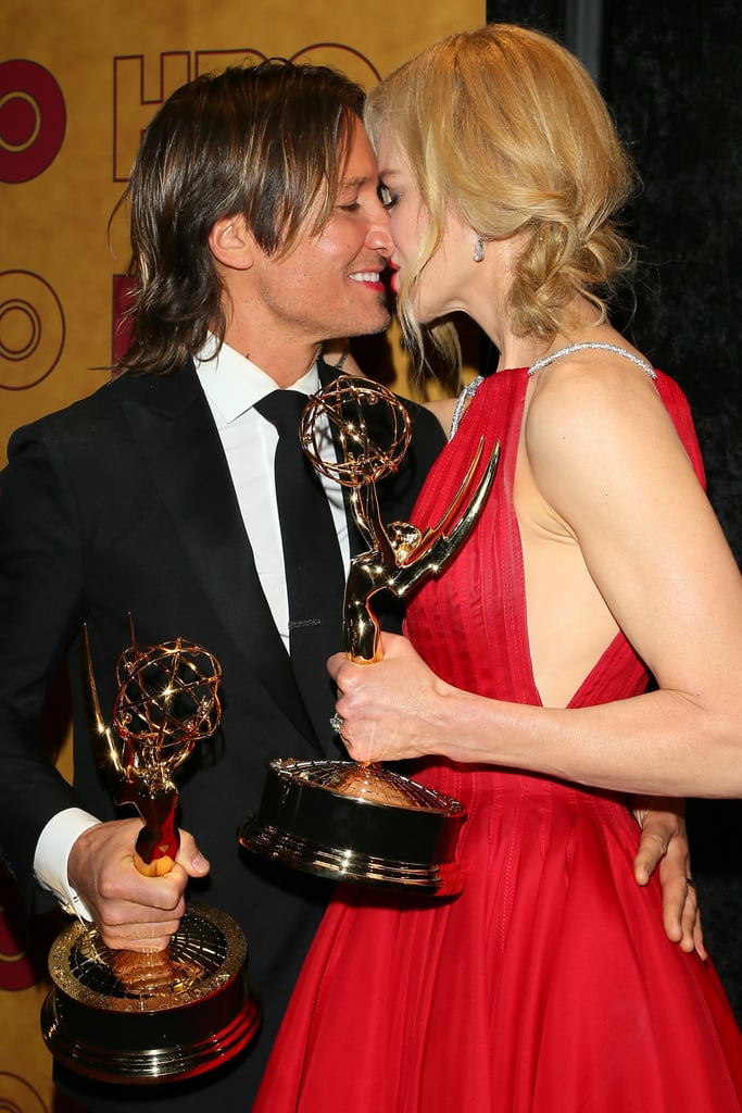 Nicole Kidman and Keith Urban at the 2017 Emmys