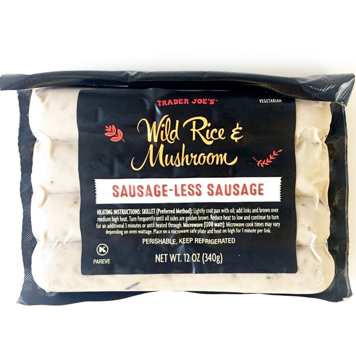 Trader Joe's Wild Rice and Mushroom SausageLess Sausage Easy Trader