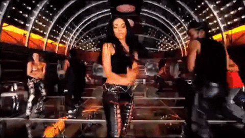 Aaliyah in "More Than a Woman" Music Video