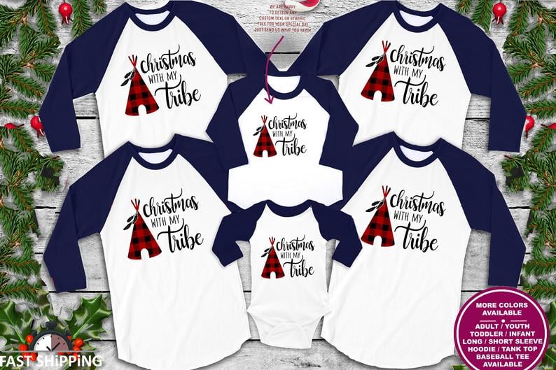 Matching christmas sales pj shirts