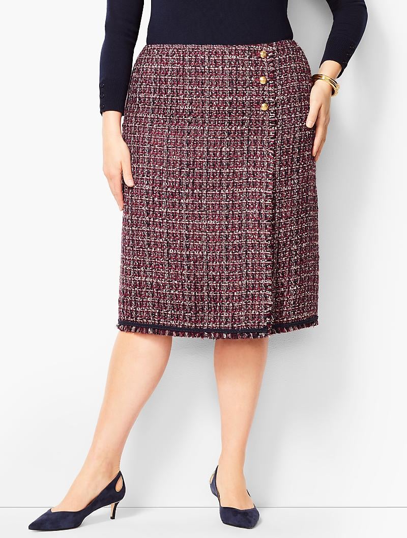Tweed pencil skirt uk online