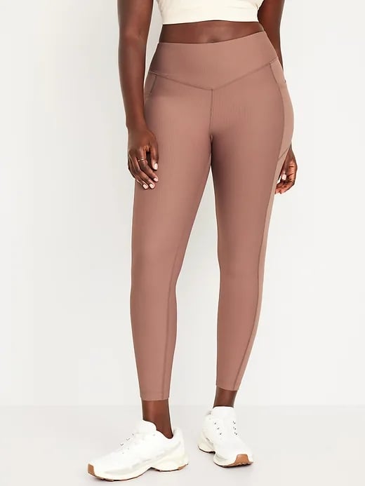 Old Navy - High-Waisted PowerSoft Jogger Pants for Women brown