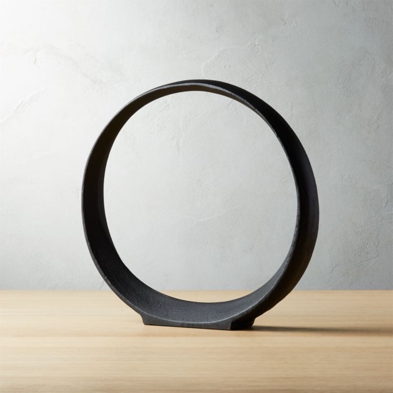 Celeste: Small Metal Ring Sculpture