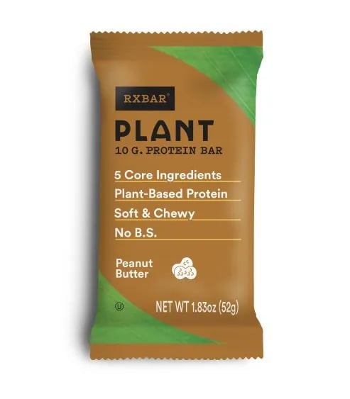 Peanut Butter 12 Plant-Based Protein Bars