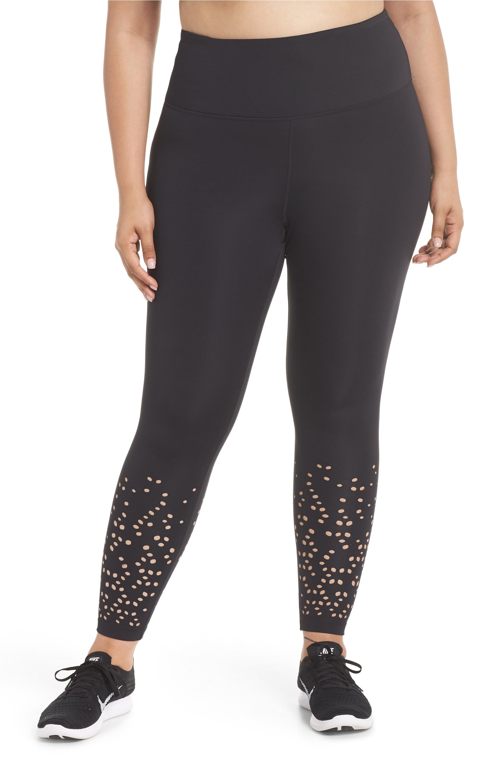 laser cut workout leggings