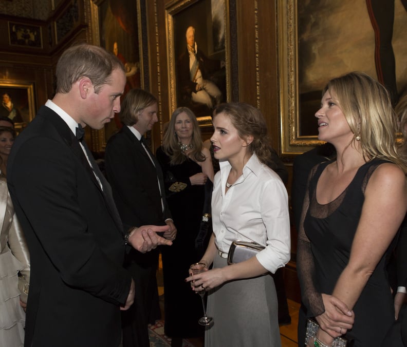 Prince William didn't notice Kate Moss.