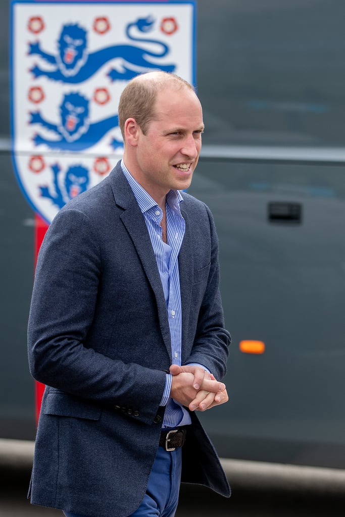 Prince William With England's Soccer Team June 2018