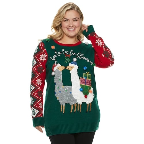 Ladies christmas top sweaters at kohl's