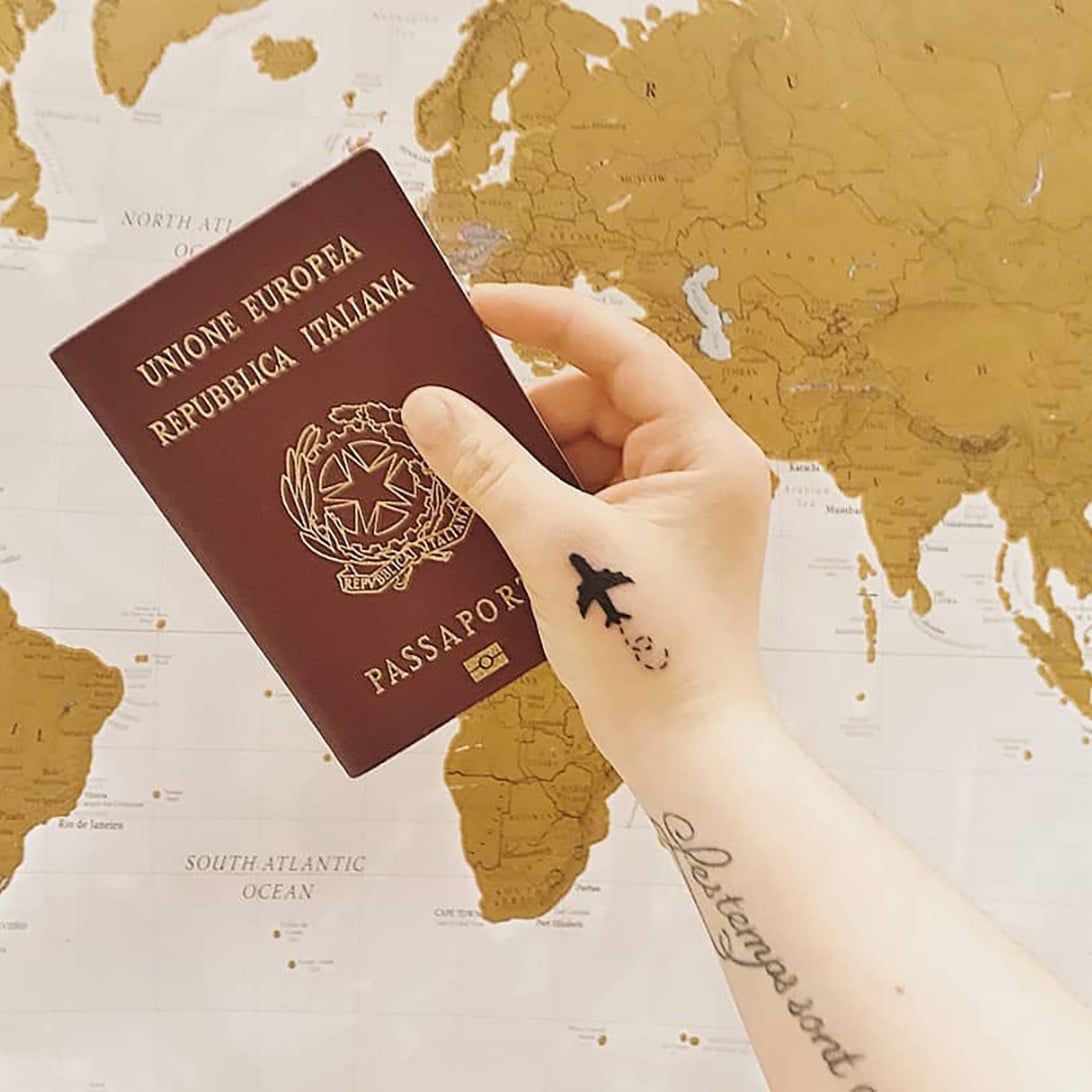 world travel tattoos