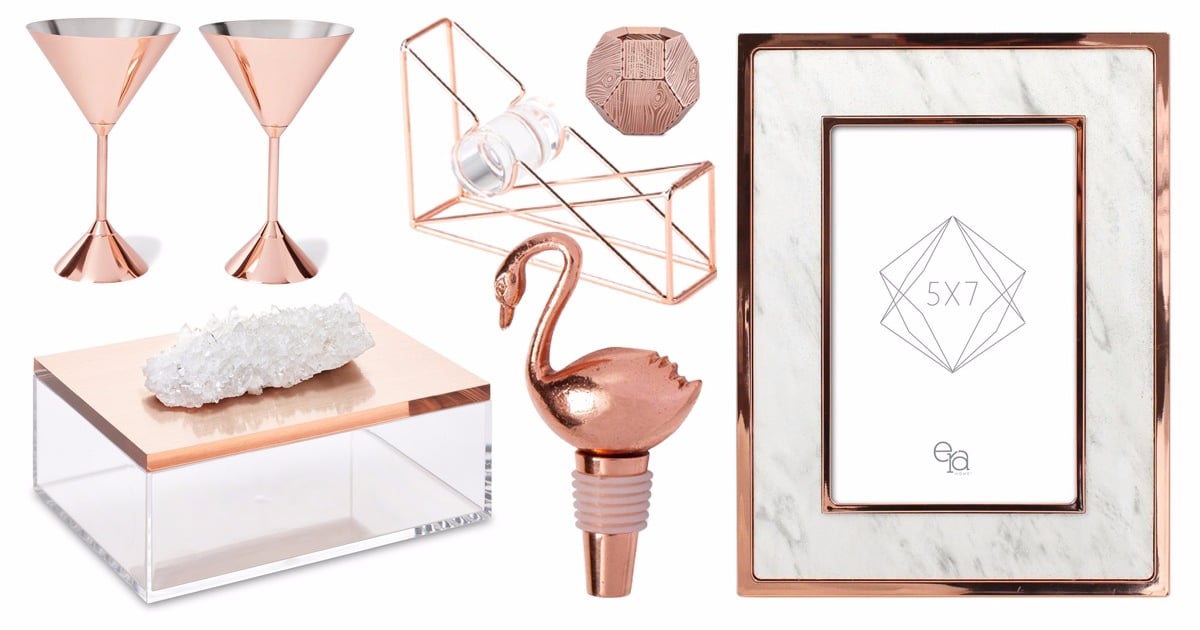 Rose Gold Home Decor Gifts POPSUGAR Home