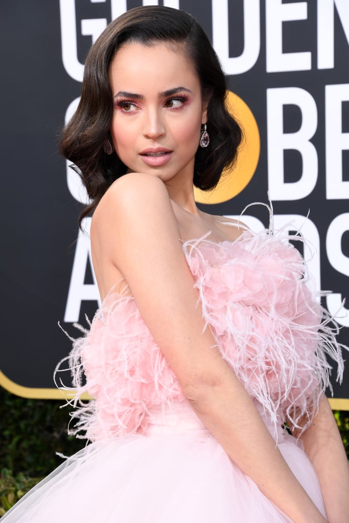 Sofia Carson Giambattista Valli Gown at Golden Globes 2020