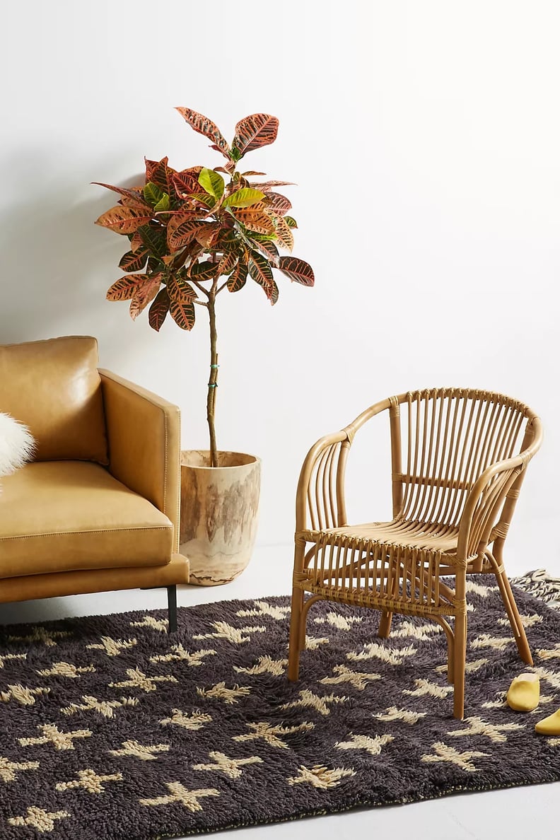 A Rattan Accent Chair From Anthropologie