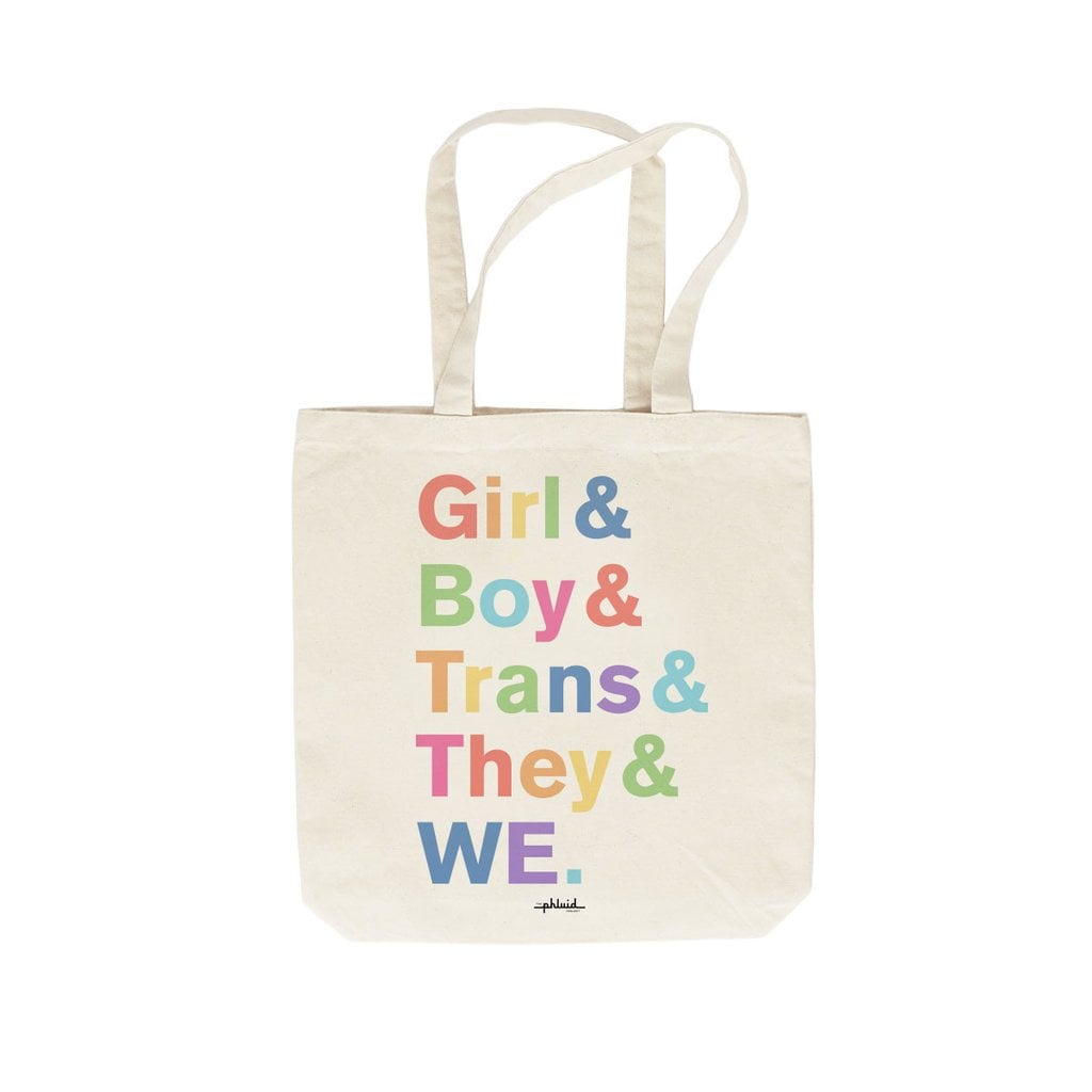 The Phluid Project Rainbow Inclusive Tote