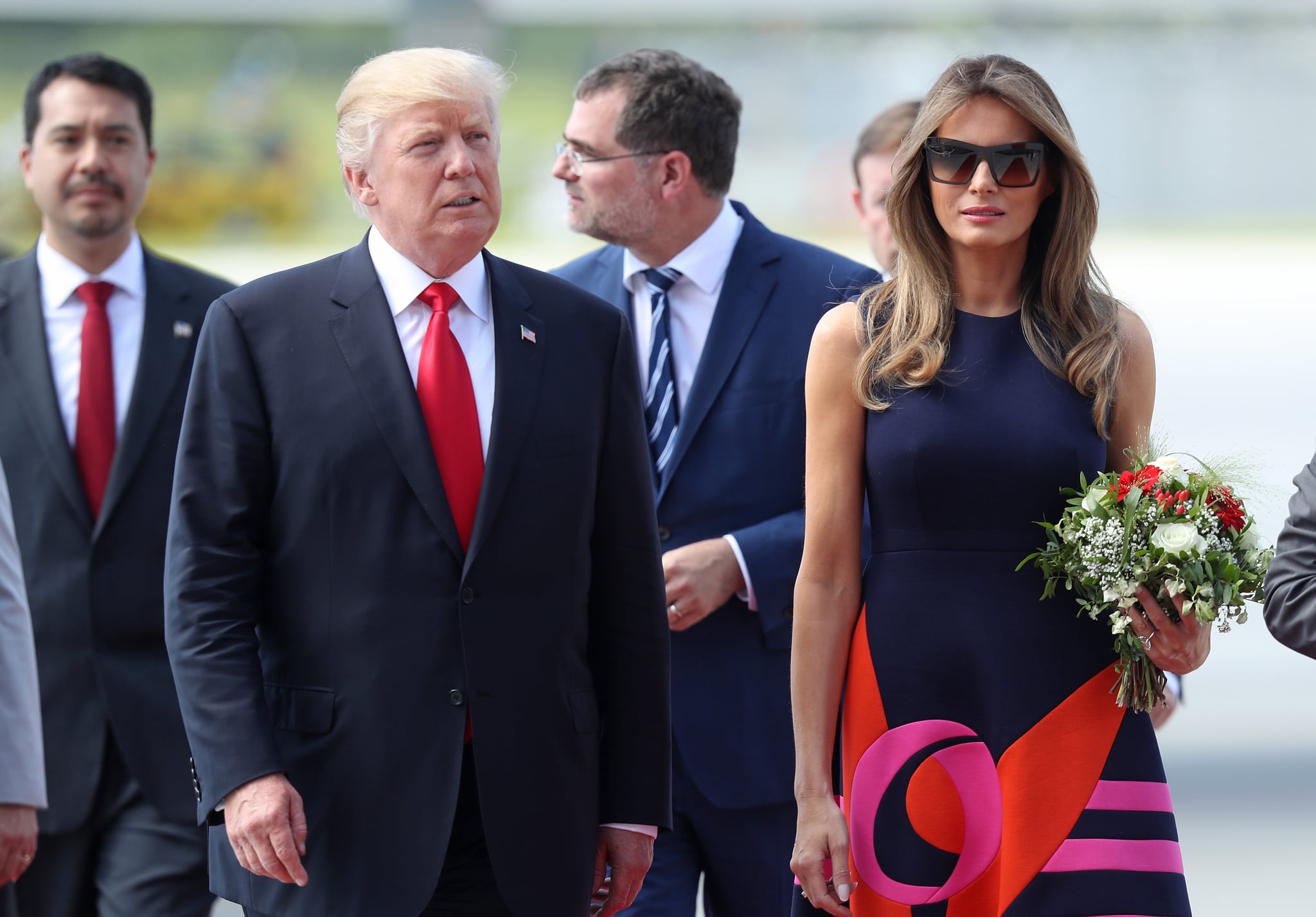 Angular and Visor Top The 1 Accessory Melania Trump Wears From