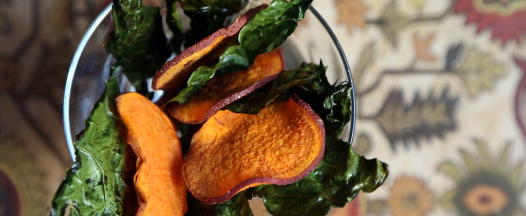 Baked Kale and Sweet Potato Chips Recipe