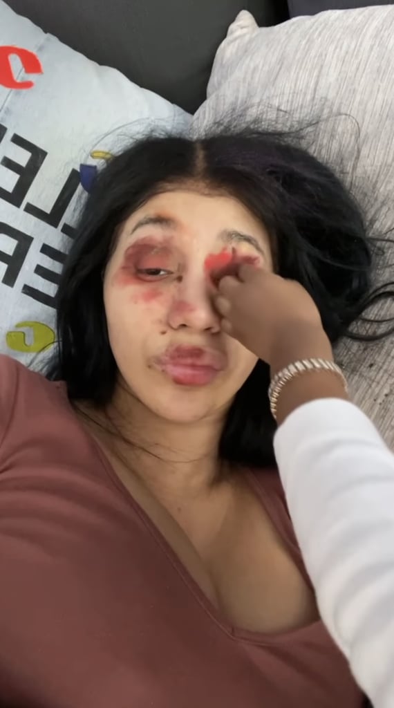 Cardi B Let Kulture Do Her Makeup — See the Pictures
