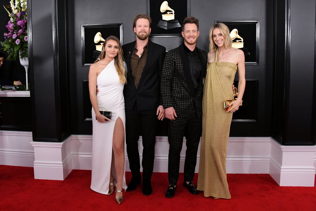 Brittney Marie Cole, Brian Kelley and Tyler Hubbard of Florida Georgia Line, and Hayley Stommel