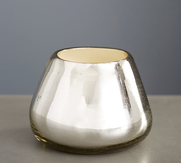 Pottery Barn Highlands Recycled Mercury Candle Pot