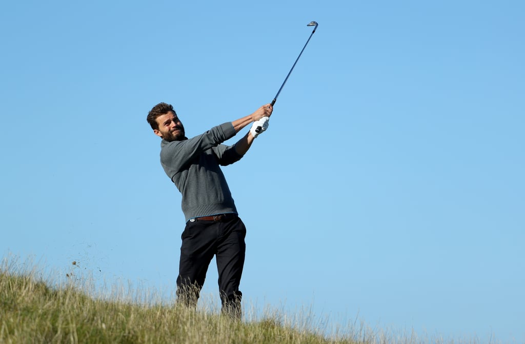 Jamie Dornan Golfing Pictures